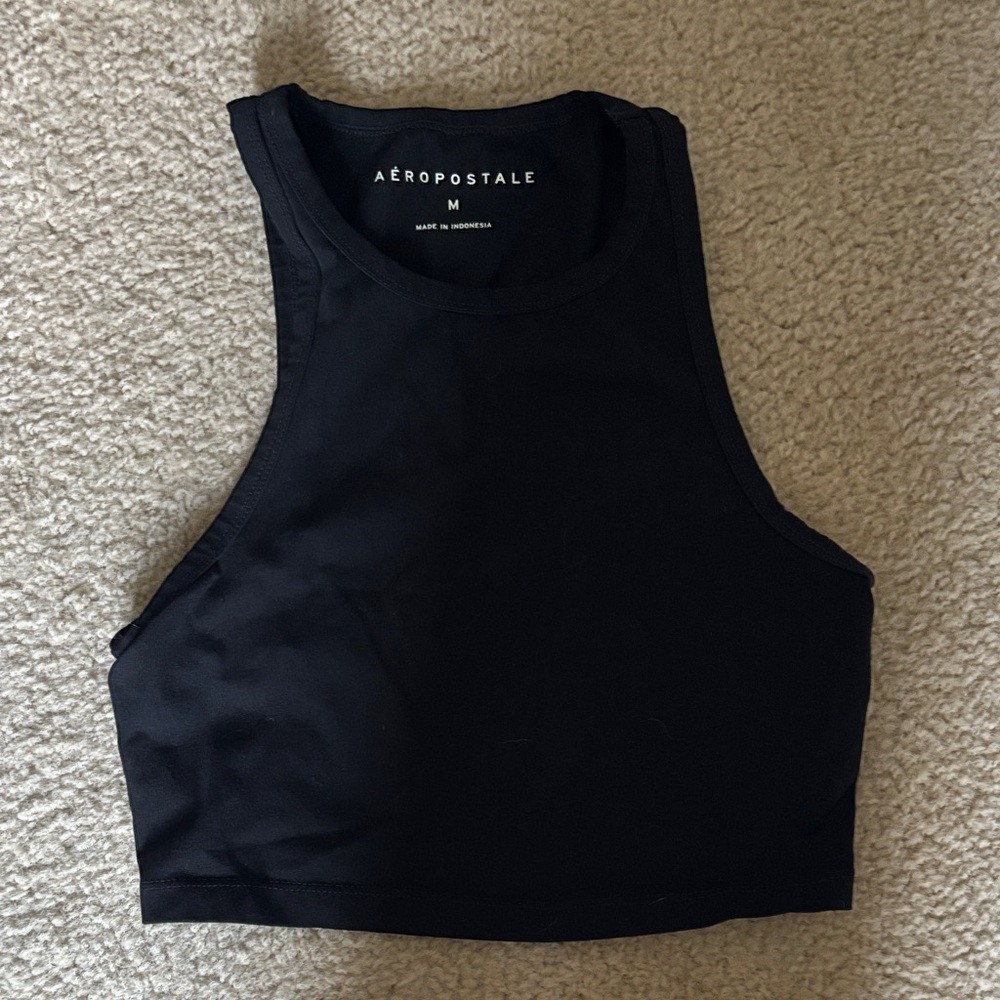 Aeropostale Women's Black Tank Top